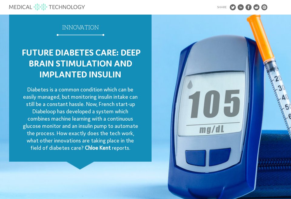 Future diabetes care deep brain stimulation and implanted insulin