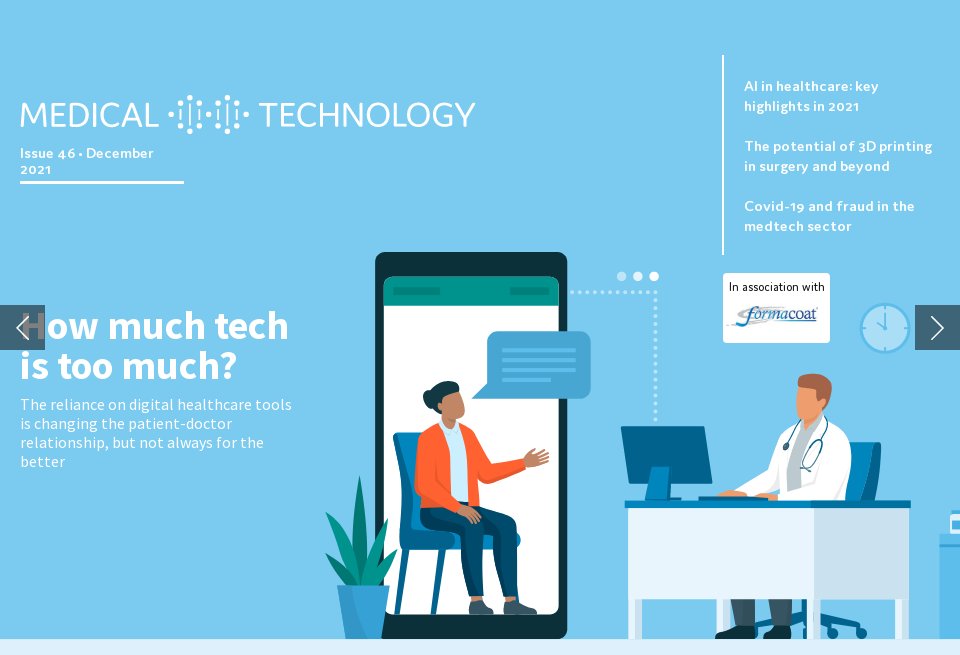 The Future Of 3d Printing In Healthcare Medical Technology Issue 46 December 2021