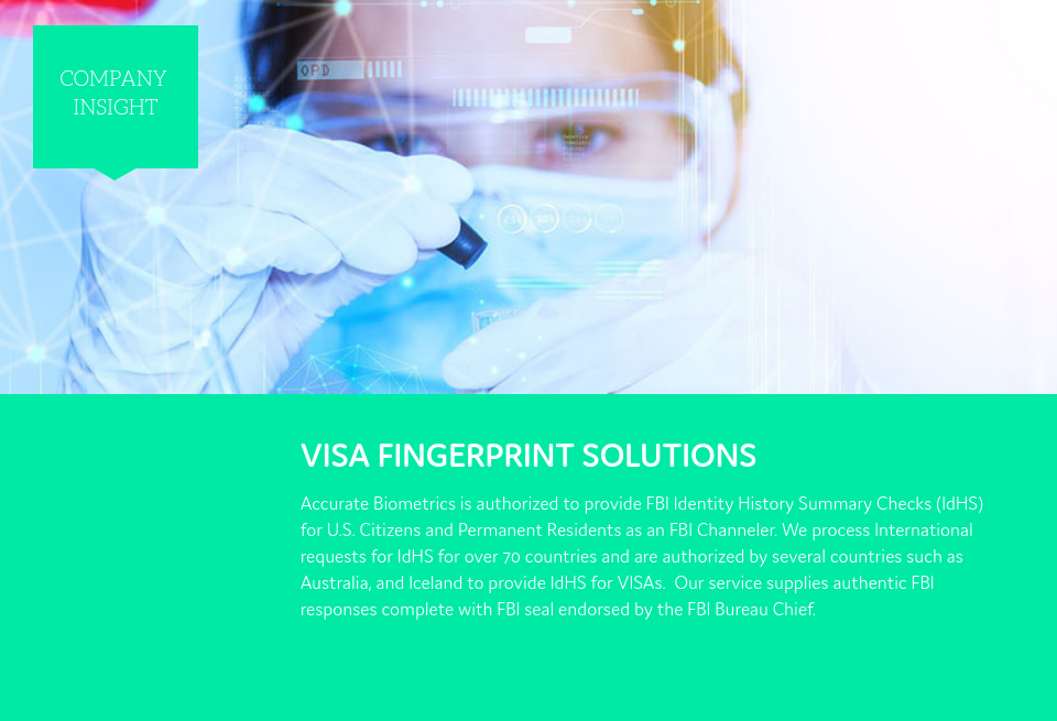 Accurate Biometrics Company Insight Medical Technology Issue 5