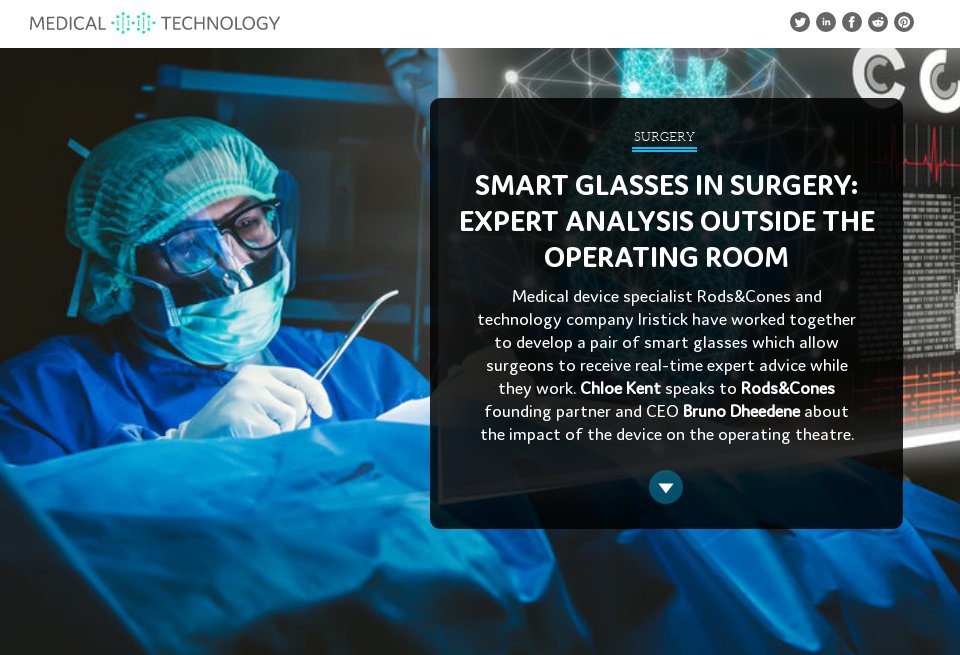 Smart glasses in surgery expert analysis outside the operating room