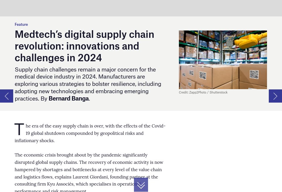 Medtech’s digital supply chain revolution: innovations and challenges ...