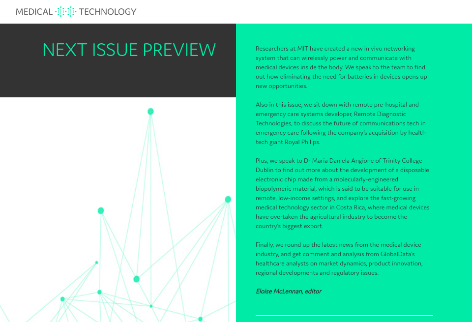 ElectroCraft Company Insight Medical Technology Issue 8 July 2018