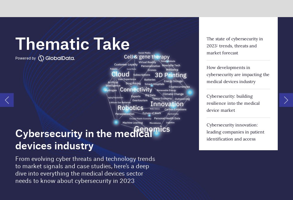 The impact of cybersecurity on the medical device industry - Medical ...