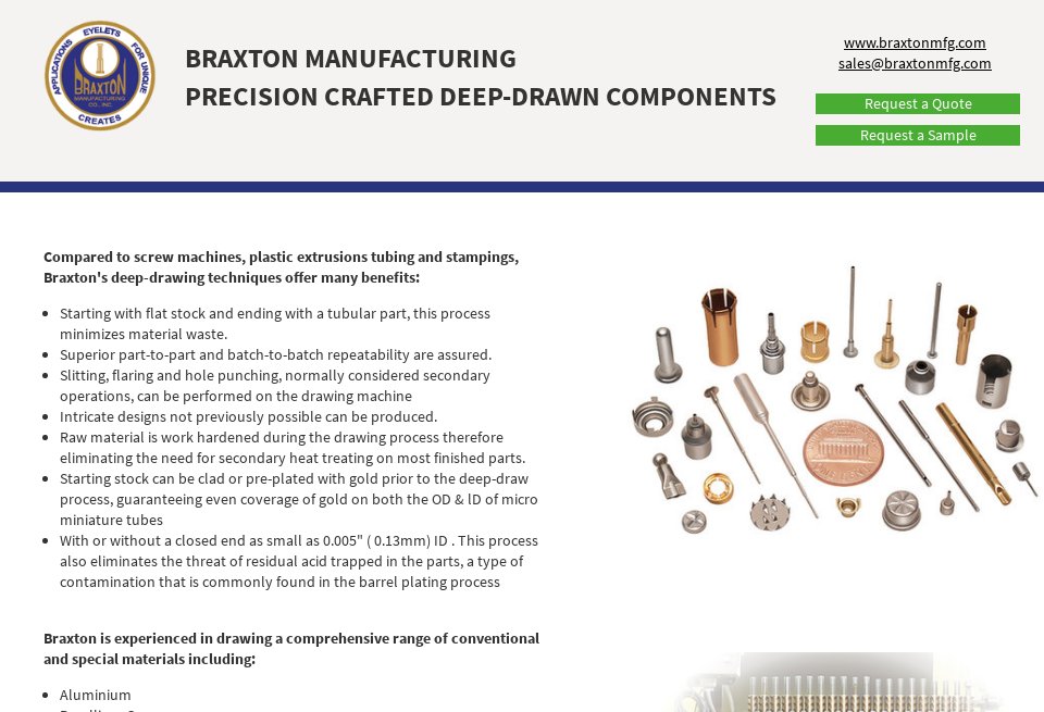 Braxton Manufacturing Medical Technology Issue 13