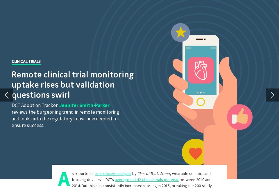 Remote clinical trial monitoring uptake rises but validation questions ...