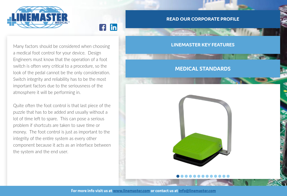 Linemaster Medical Technology Issue 10 November 2018