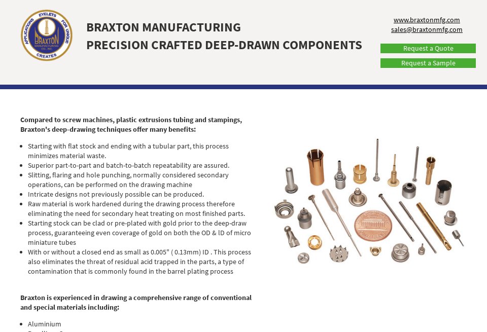Braxton Manufacturing Medical Technology Issue 19 September 2019